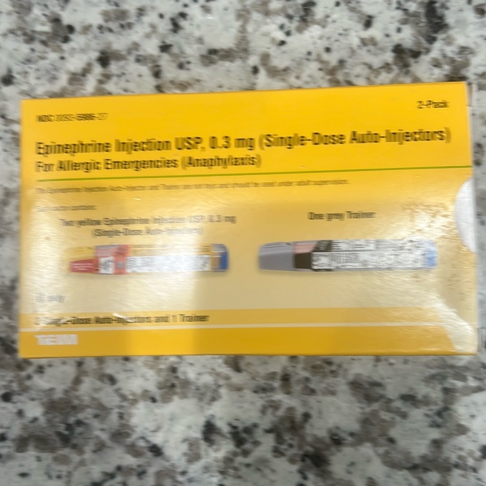 Brand new never used two epinephrine injections .3 MG single-dose auto injectors